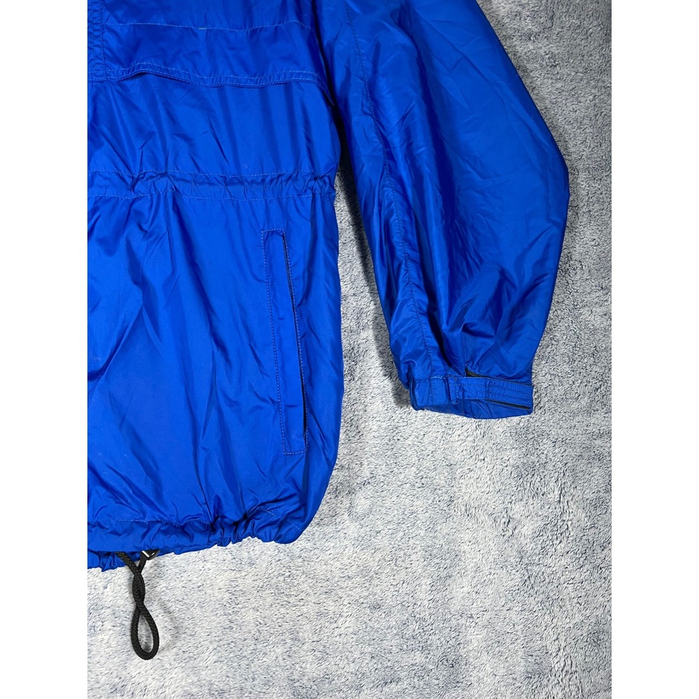 Polo‎ Sport Ralph Lauren Vintage Windbreaker Jacket Blue Mens Large Hooded 90s - Picture 6 of 16